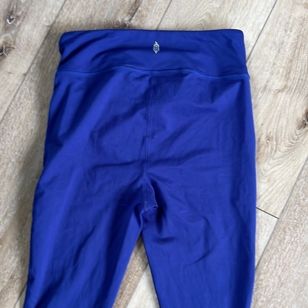 Free People Movement Synergy Yoga Leggings Blue - Picture 10 of 14
